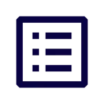 List Square SVG Icon